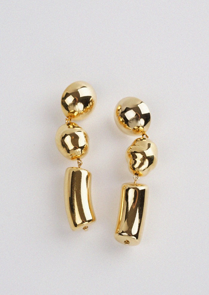 [SALE] Gold cascade earrings